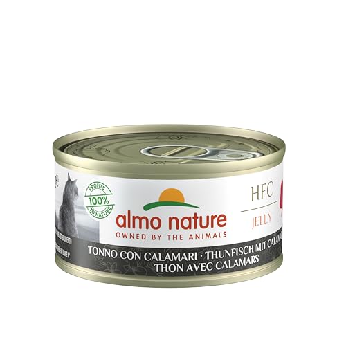 Produktbild von Almo Nature Thunfisch und Calamari Katzenfutter - 24 x 70 g