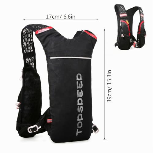 Miniatura 2 de Mochila De Hidratación Lixada, Bolsa De Hidratación Para Correr, Mochila Ligera De 5 Litros De Gran Capacidad Para Exteriores, Ideal Para Correr, Montar, Trotar
