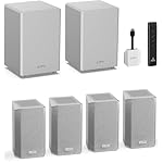 AWOL VISION ThunderBeat 4.2.2 All-Wireless Home Theater Sound System, Surround Sound System with Dual 120W Subwoofers and Upward Firing Speakers, Dolby Atmos DTS Support