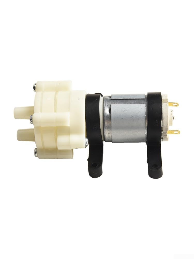 Silicone Diaphragm Water for Mini DC 6V to 12V, Quiet R385 Air with Shockproof Case, 1.5-1.8L/Min Flow for Experimental Model Water Circulation