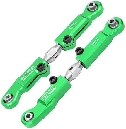 Aluminum 7075 + Stainless Steel Rear Camber Links for Tekno 1/10 MT410 2.0 4X4 Pro Monster Truck-TKR9501 Upgrade Parts - Green