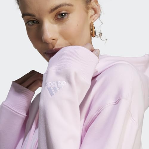 Image of adidas Women Cotton Hooded Neck Sweatshirt