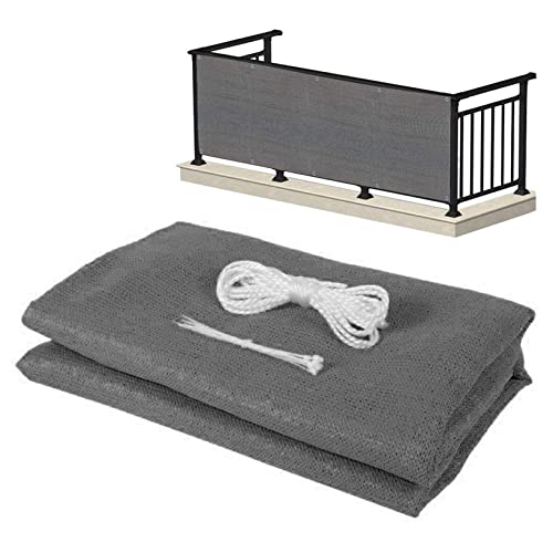 La Mejor Recopilación de Privacidad de balcón y pantallas protectoras los 10 mejores. 50 NIDONE Pantalla de privacidad para balcón, Cubierta Protectora para Refugio de Costura jardín, 0, 9x5m