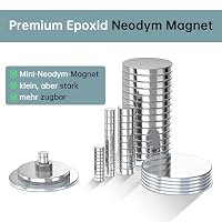 Koboko 100 Stücke Neodym Magnete, 3×2mm Mini Magnete, Kleine Magnete Stark, Magneten, Qasis Mini Sand Magnet, Magnets für Whiteboard, Pinnwand, Magnettafel Bänder, und Vieles Mehr – Ansicht 5