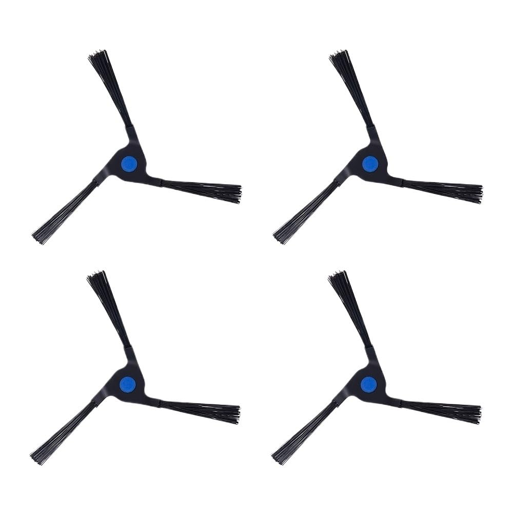 Zbcjdiunbx 4Pcs Black Side Brush，Compatible For Deebot，X2 X2pro X2 Ommi