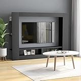 Colore: Grigio vidaXL Mobile Porta TV Arredi Casa HiFi Elegante Moderno Robusto Armadietto Credenza Multimediale Grigio 152x22x113 cm in Truciolato
