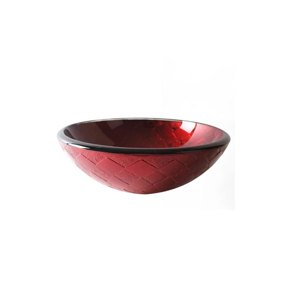Aertsdfgt Sink Only Sink Bowl Bathroom Vessel Sink Family Wash Basin Hotel Art On Counter(Sink Only)