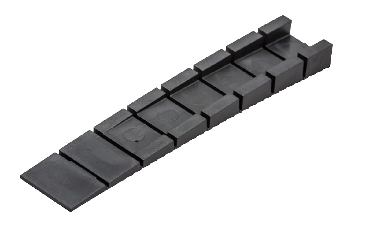 Solmer Ltd Black 4 Pcs X Furniture Alignment Leveller Wedges Adjustable 1-8 Mm (Black)