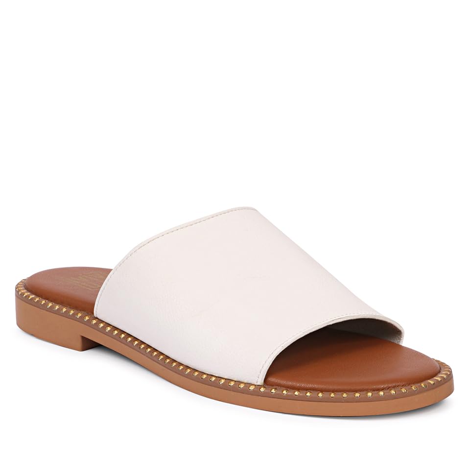 Women Leather Platform Sandals | Comfortable Stylish Footwear for Casual, Office, Travel and Festive Occasions_White(Size=5)-picture-32