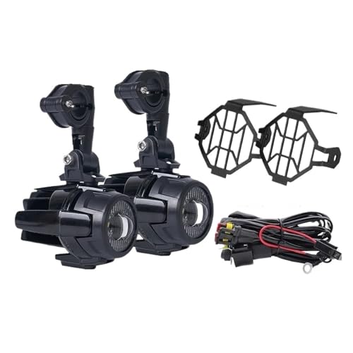 Luces auxiliares moto LED antiniebla homologables con relé para BMW R1200GS Adventure