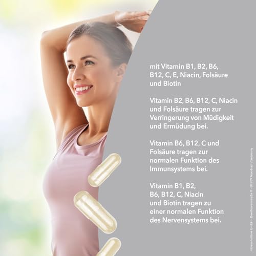 Best Body Nutrition Multi 5000 Kapseln – Multivitamin Tabletten 100 Stück/Dose – Vitamin B1, B2, B6, B12, C, E, Niacin, Folsäure, Biotin – Unterstützt Immunsystem – kann bei Müdigkeit unterstützen