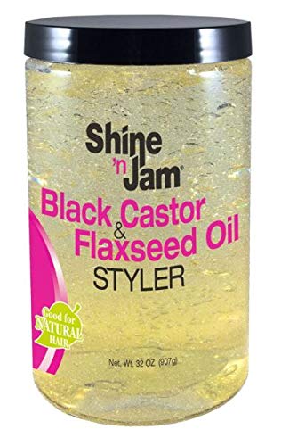 Ampro Shine 'N Jam - Estilizador de aceite de ricino y linaza (4 unidades)