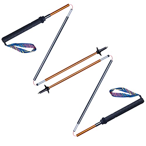 AONIJIE Folding Ultralight 7075 Aluminum Alloy Trekking Poles Quick Lock Trekking Hiking Pole Walking Stick (120CM)