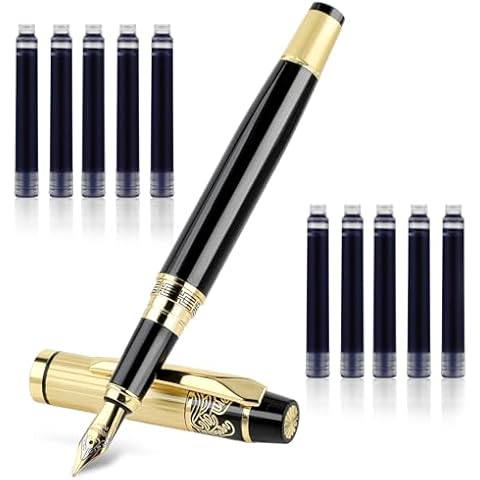 Andibro Stylo Plume Métal 0,5 mm Cover