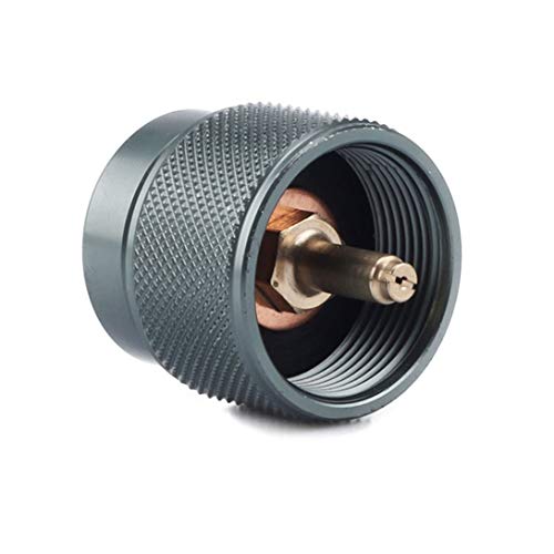 Swiftswan Practical Propane Gas Tank Input EN417 Valve Flat Tank Output Outdoor Camping Stove Convert Cylinder Canister Adapter