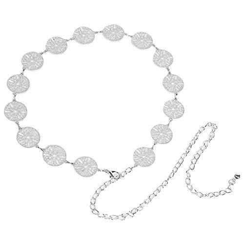 MoreChioce Taille Kette Gürtel,Damen Dekorativ Taillengürtel Metall...