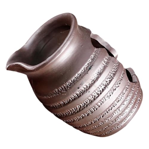 Gogogmee Water Feature for Outdoor Landscape Fountain Decor Ceramic Jar Water Fountain Garden Pond Planter Decorative Jar