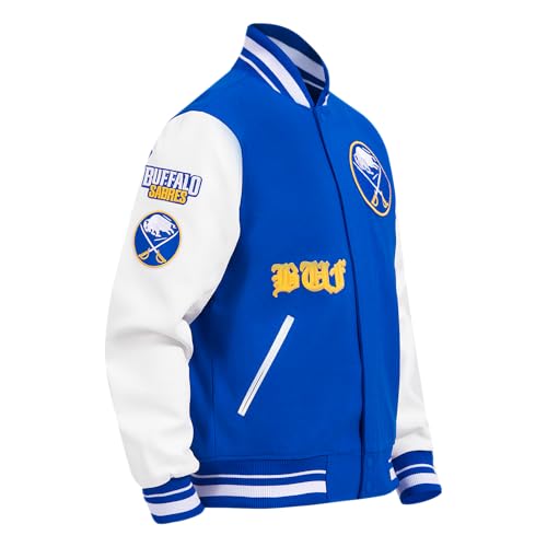 Image of Pro Standard Mens NHL Old English Varsity Jacket