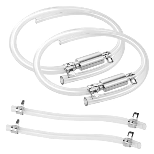 Koprek 2 Pcs Brake Bleeding Kit, Universal Motorcycle Tool Kit, Reusable Car Brake Bleeding Kit, Brake Bleeder Clutch Bleeding Hose, Used for Car Motorcycles, Scooters