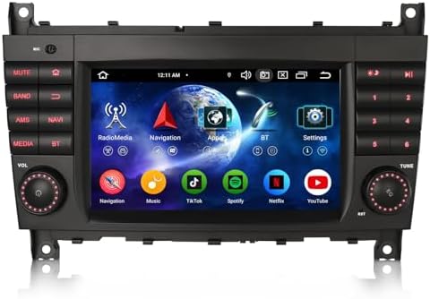 Erisin Android 14 Eight-Core 4GB + 64GB Car Radio For Mercedes