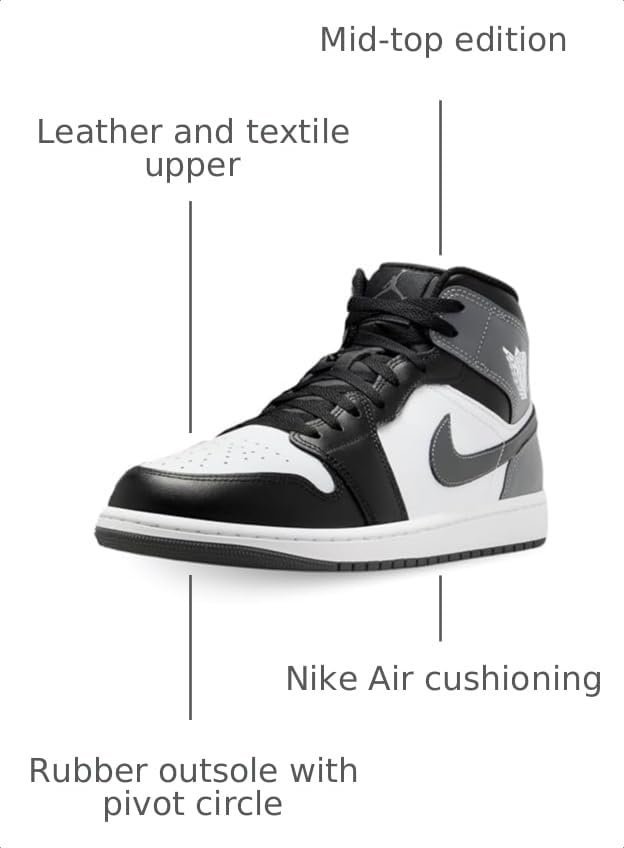 Image of Nike Men's Air Jordan 1 Mid Sneaker