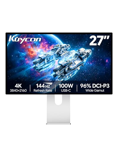 Image of P27D 27'' UHD (3840 x 2160) 4K 144Hz Glossy Monitor, IPS Panel, 10-Bit Color, 99% sRGB, 96% DCI-P3, 163PPI, HDR, Low Blue Light, Eye Care (Minimalist - with Stand x2)