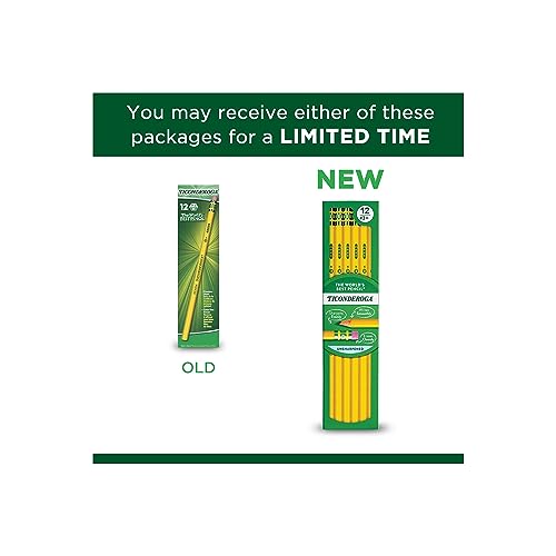 Lápices Dixon Ticonderoga No. 3 Duro 72 Pack miniatura 5