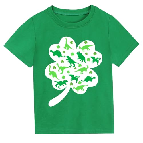 Toddler Boy St Patricks Day Tshirts Clover Shamrock Short Sleeve