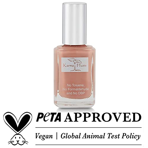 Karma Organic Nail Polish - Quick Dry Nail Lacquer, Non-Toxic, Vegan, And Cruelty-Free Nail Paint Art For Adults & Kids - No Toluene, No Formaldehyde, No Dbp, And Free Of Tphp (Ethel Lou, 0.43 Fl Oz.) #TOP2