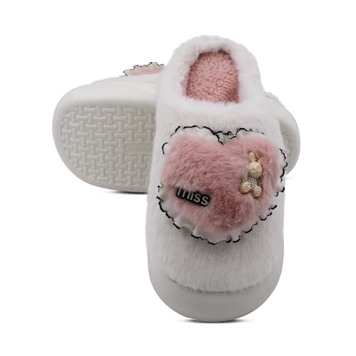 Image of VRITRAZ Women's Comfort Slip On Closed Toe Warm Winter with Cute Design print House Clog Indoor Slipper