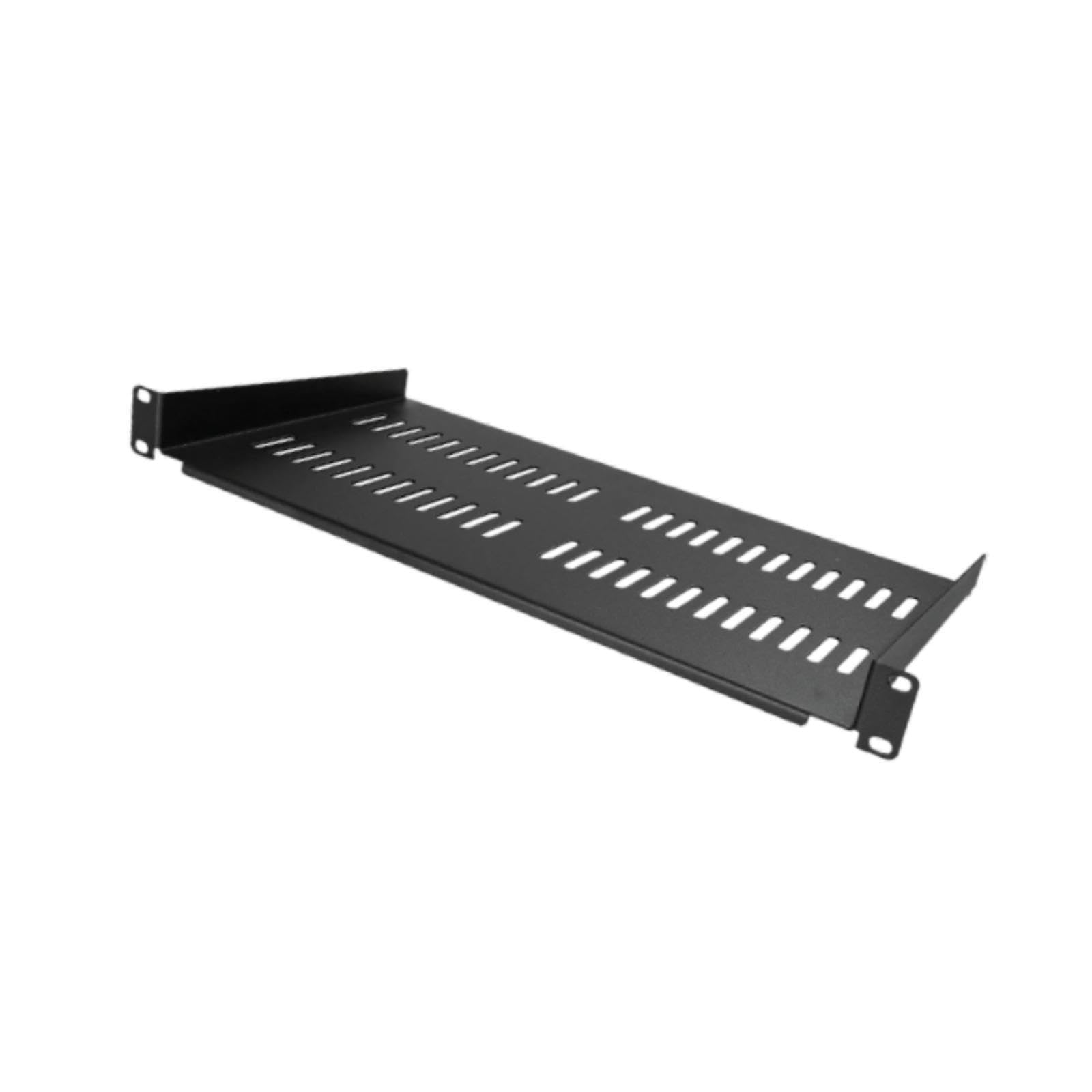 Rack de Red de 19 Pulgadas y 10 Pulgadas de Profundidad. Soporta hasta 20 kg para Equipos Pesados en Estudios u oficinas. Fabricado con Acero Laminado