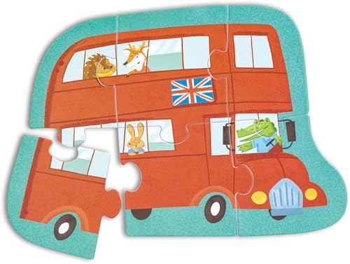 Hape Puzzle Di Un Veicolo Meraviglioso – Set Di Puzzle Tematici Per Bambini, Gioco Di Logica E Sviluppo Delle Abilità Motorie - 4
