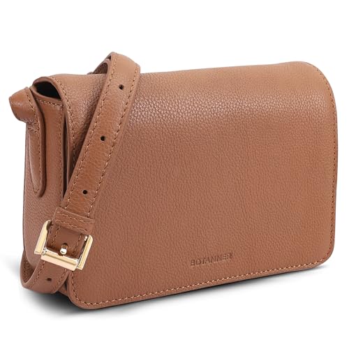 Genuine Leather Crossbody Shoulder Bag for Women with an Adjustable Strap