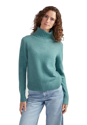 Image of Style & Republic Women's 100% Cashmere Turtleneck Sweater, Regular Fit, Premium Knit Jumper for Autumn, Winter and Spring