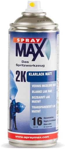 3 x Spray Max 2K Clear Coat - Matt - 3 Pack 400ml Cans Bundle