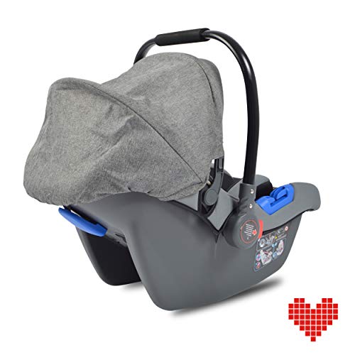 Lalalux Autostoeltje, Lichtgewicht Kinderzitje voor Auto en Buggy, Shop ‘n’ Drive-Systeem-Optie, Veilige Baby… - Afbeelding 7