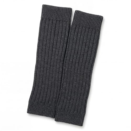 Image of Women's Cable Knit Leg Warmers - Ribbed Knee High Boot Socks for Winter, Layering & Dance Warmups