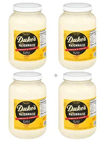 Duke's Mayonnaise, 1 GALLON (128 oz) (Pack of 4)