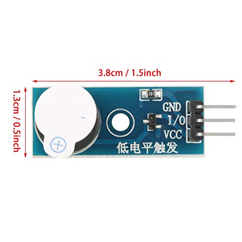 ZAWELIYO 5pcs Módulo de Alarme de Campainha Ativa 3.3V-5V Temporizadores de Brinquedos Eletrônicos,