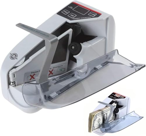 Image of Portable LED Display Mini Best Money Counting Machine for Home - Note Counting Machine Indian Currency Counting Machine - Money Machine with UV /WM Function(MCM 2.0)