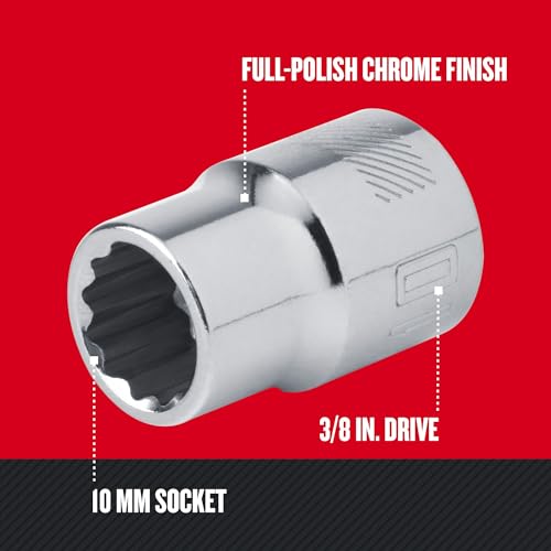 Image of CRAFTSMAN 3 /8 Drive Metric 12 Point Standard Socket (CMMT44302)