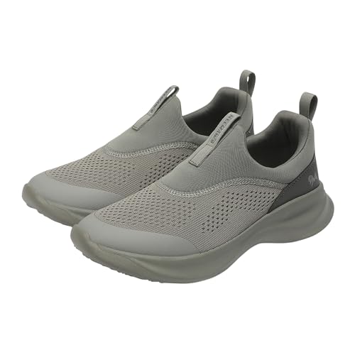 Image of Neeman's Mono Curve Men Slip On Shoes | Breathable Stretch Knit Casual Sneakers | Lightweight EVA Pebble Grip Sole | Foam Cushioned Footbed | Comfortable Everyday Walking Shoes