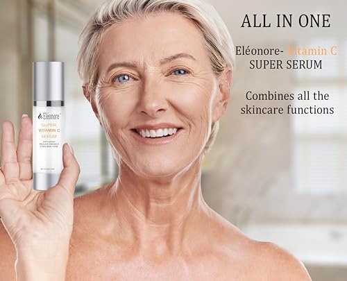 Eleonore: Super Vitamin C Serum for Women over 70, Vitamin C Serum for Mature Skin- Firms,Hydrates.USA Tested and designed, Anti-Aging Face Serum, Fine Lines Serum 1.76 fl oz/50 ml