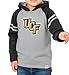 Wes and Willy Youth Boys College Long Sleeve Hooded T-Shirt Striped Jersey Hoodie (UCF Knights, Medium)