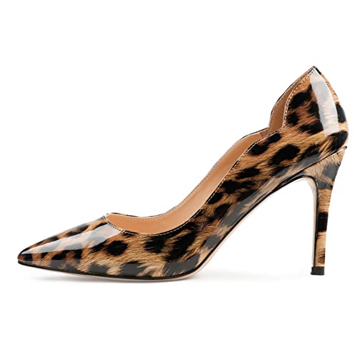 Image of JOY IN LOVE Pumps for Women 3.5 inch Stiletto High Heels Pointy Toe Pumps Shoes