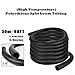 Ribbed Protective Tubing for Wires Polyethylene Sleeve for Various Applications Including Automotive and Industrial Wiring (3/8 inch)