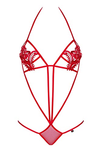 Luiza Teddy Red Obsessive lingerie pour une soirée romantique