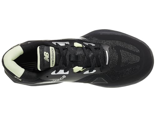 New Balance Men's FuelCell 796 V4 Tennis Shoe, Black/Silver, 114