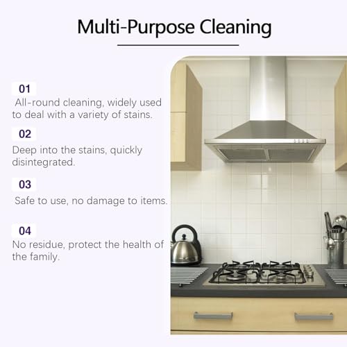 Dr  Clean Spray Cleaner for Ovens,Dr Clean All Purpose Multi Surface Cleaner Spray Kitchen Cleaner Spra/y,Stain Remover Foam & Oil Cleanser,Multipurpose Cleaning Spra/y - Image 2