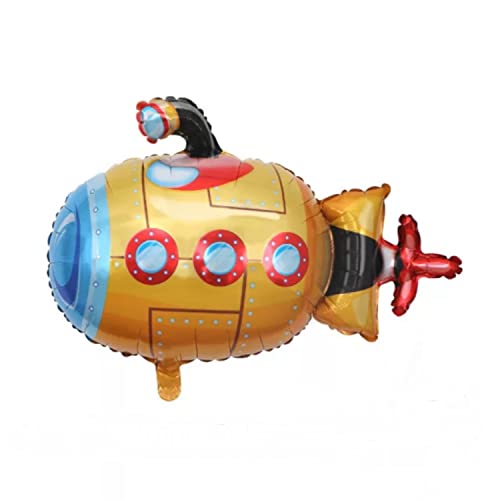 Image of Party Decorz Submarine Foil Balloon Big Size(25X37 Inch,1 Pcs) Vehicles /Transportation Foil Balloon For Children Birthday Party Decoration